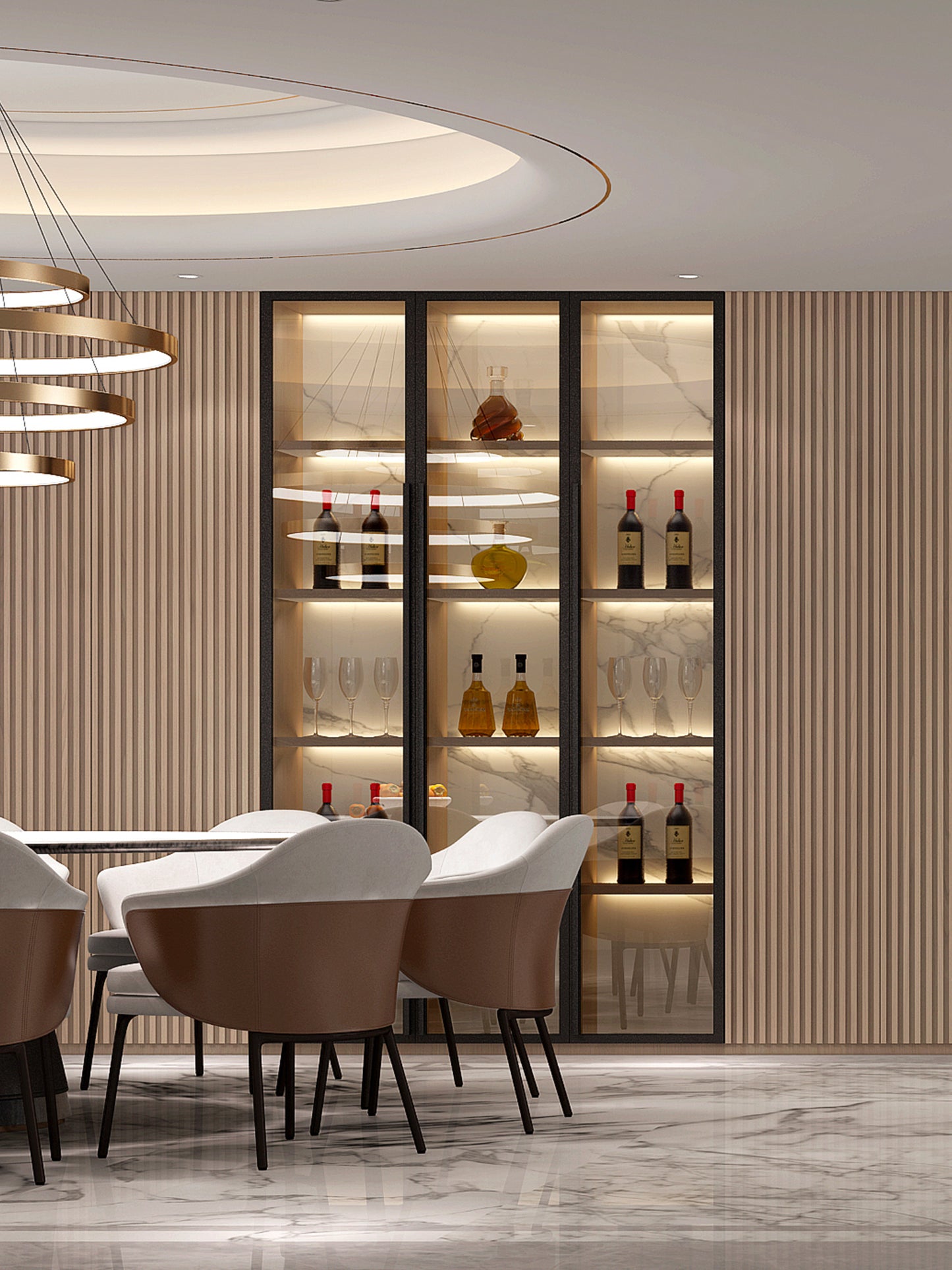Vefon built in modern kitchen cupboard