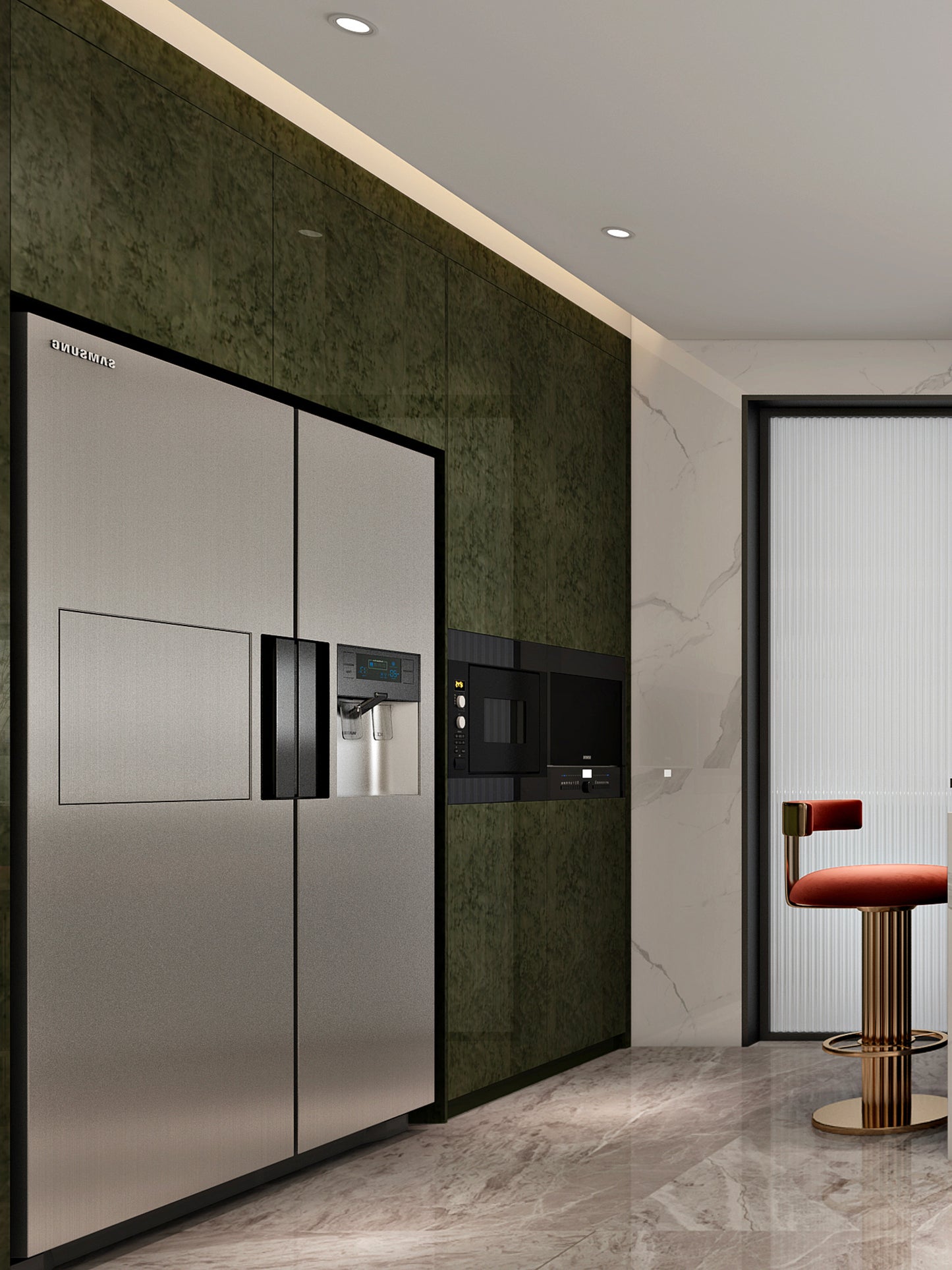 Vefon white MDF new smart pvc kitchen cabinets cupboard