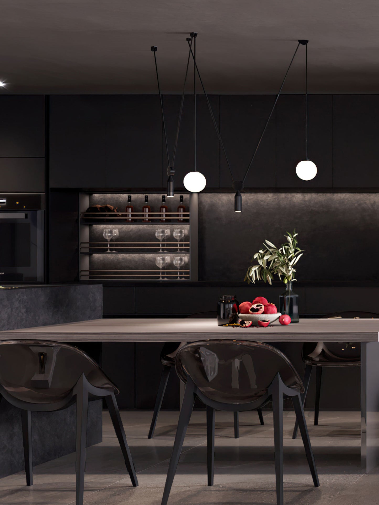 Vefon free standing wooden modular kitchen storage cabinet