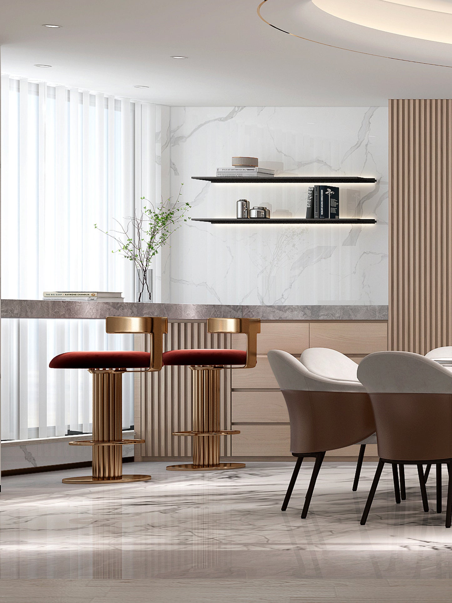 Vefon built in modern kitchen cupboard