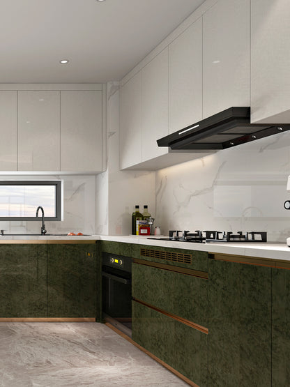 Vefon white MDF new smart pvc kitchen cabinets cupboard