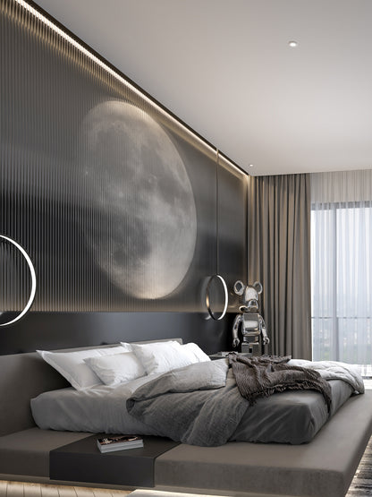 Vefon black luxury design wooden modern bedroom wardrobe