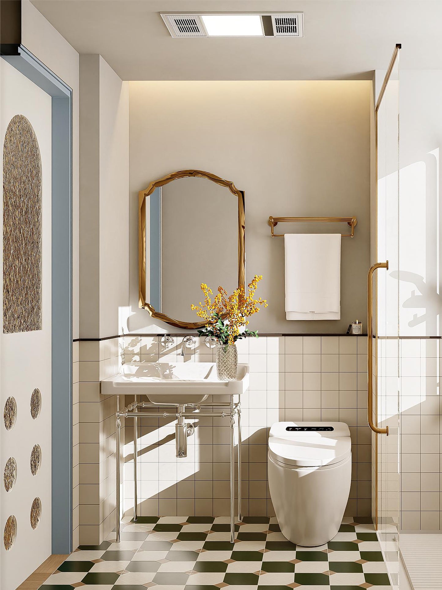 Vefon the mid century modern design bathroom vanity cabinets